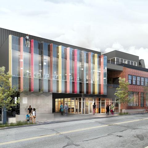 view of front façade of building