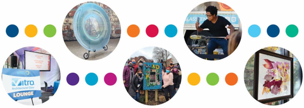 colorful dots and circle images of PBC photos