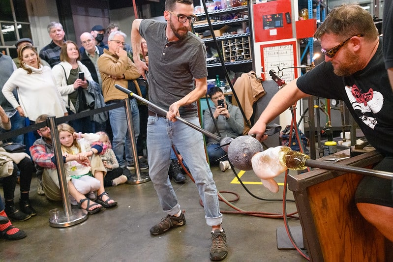 artists working with glass