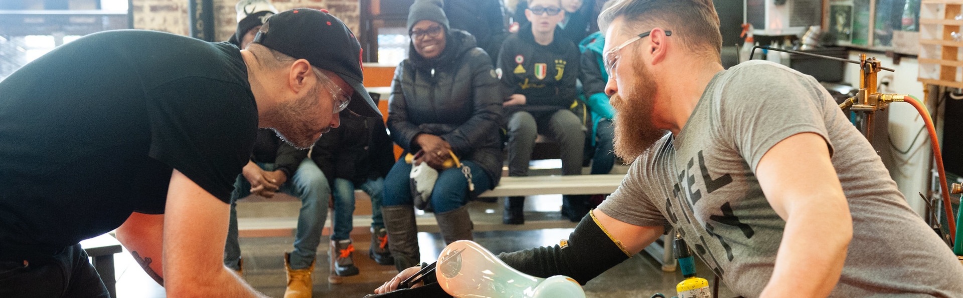 glass artists working