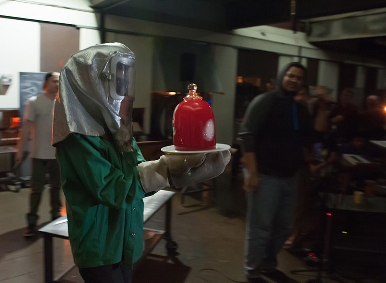 glassblowing demonstration