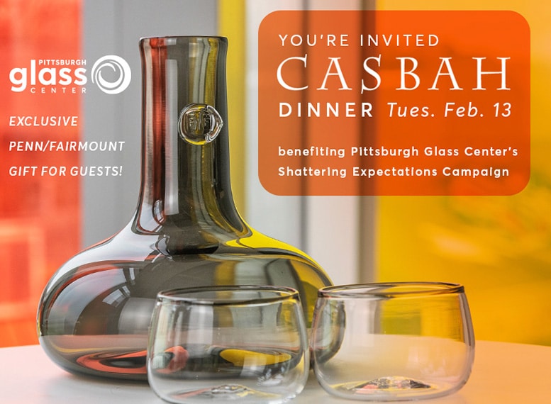 Casbah Benefit Dinner for Pittsburgh Glass Center