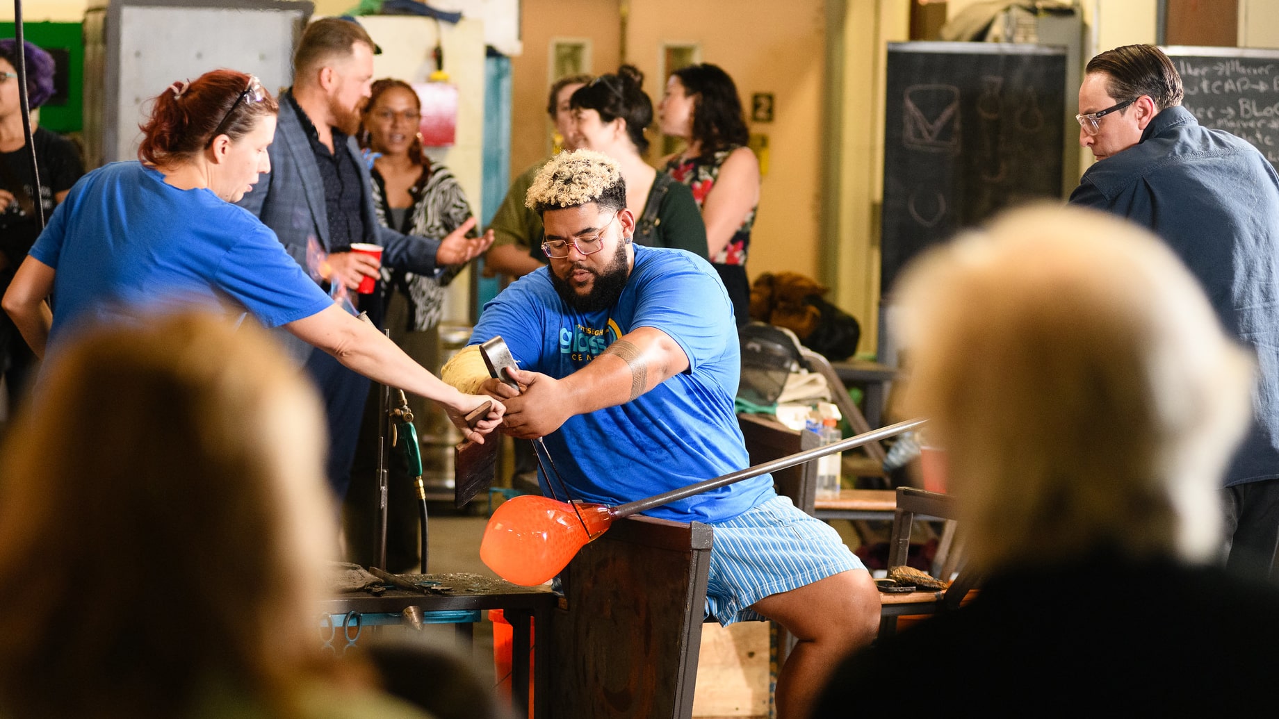 glassblowing demonstration