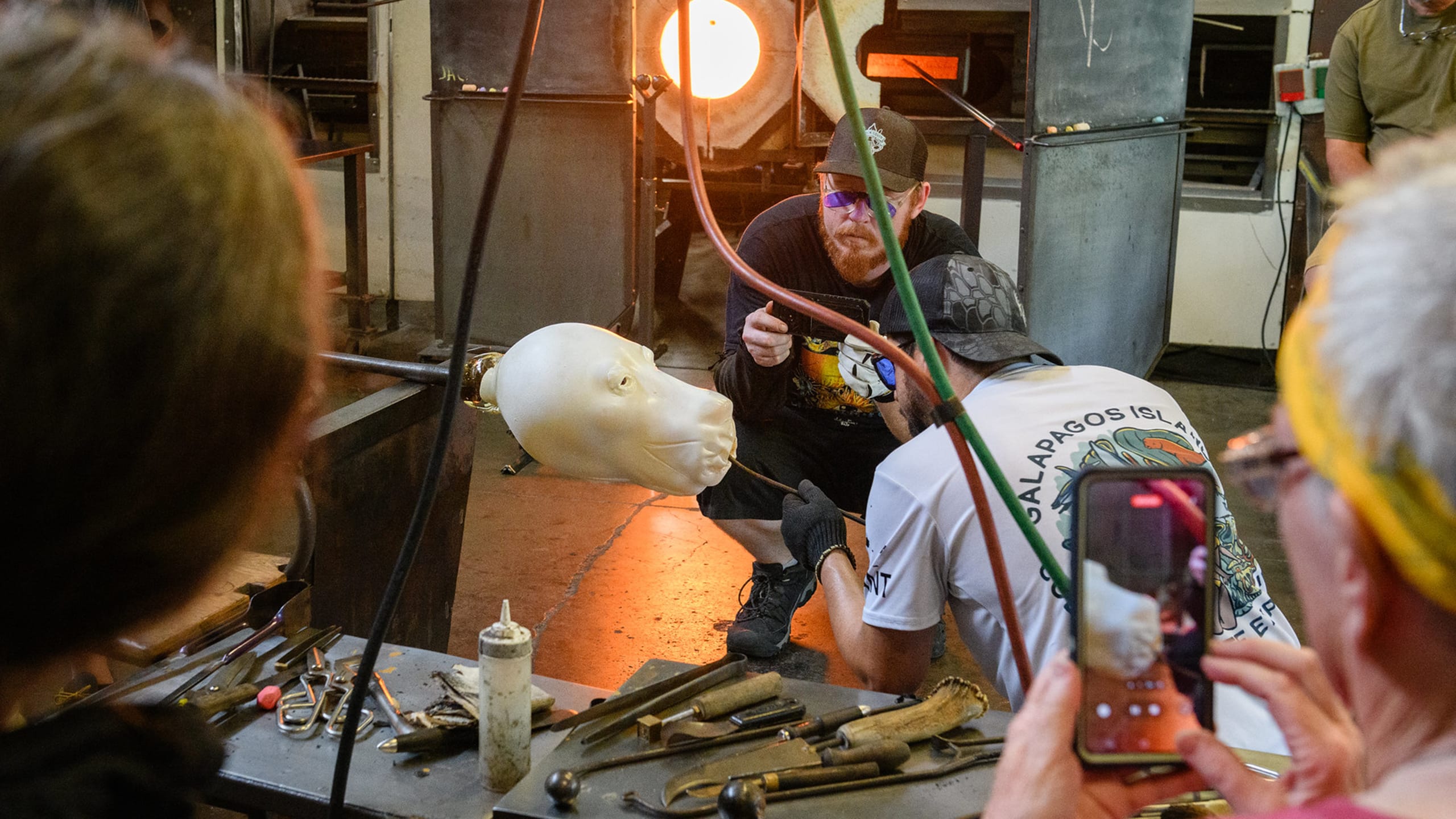 glassblowing at Hot Jam