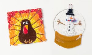 Colorful fused suncatcher