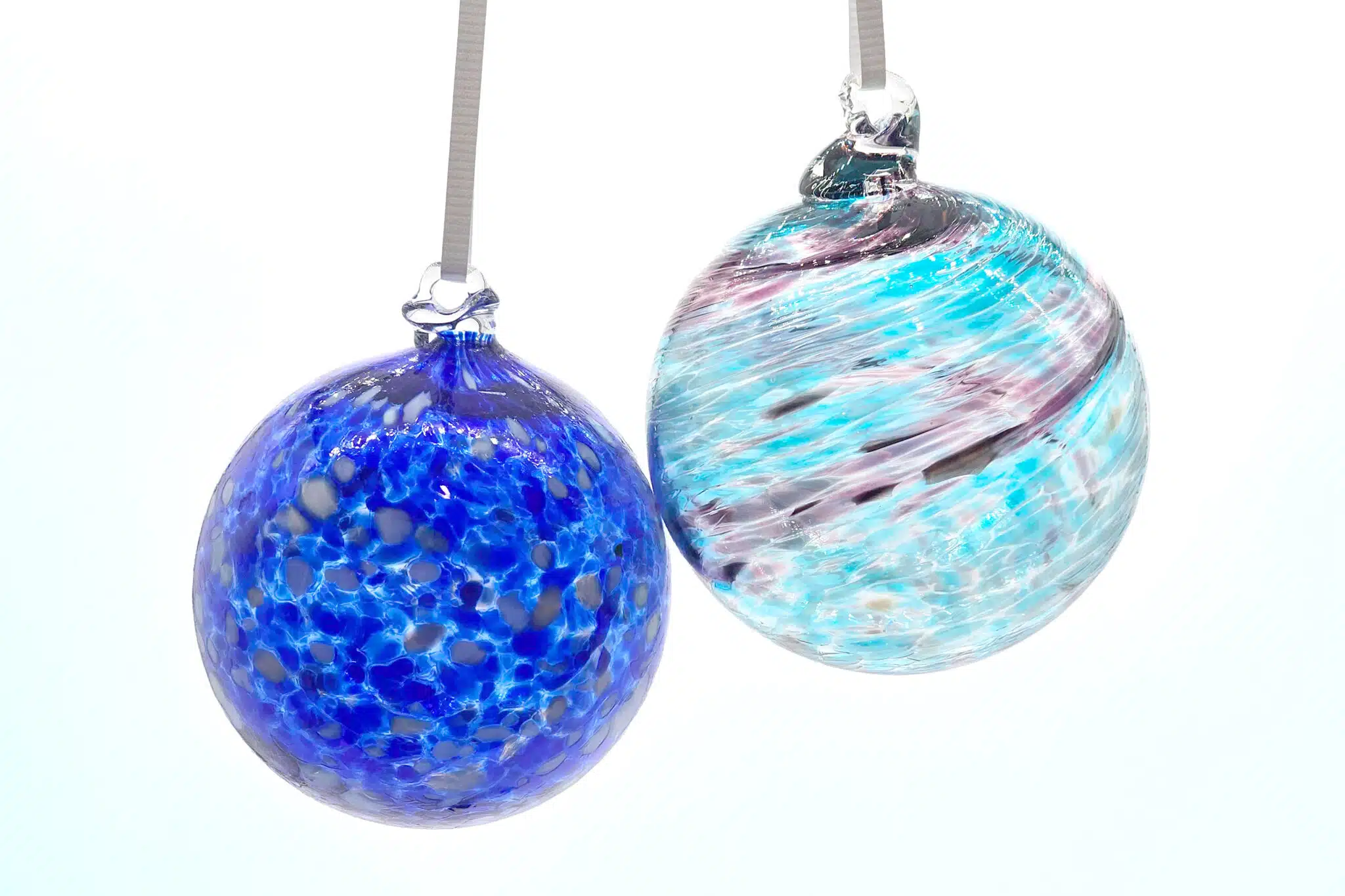 Blown glass ornaments