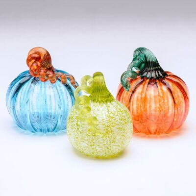 Blown glass pumpkins