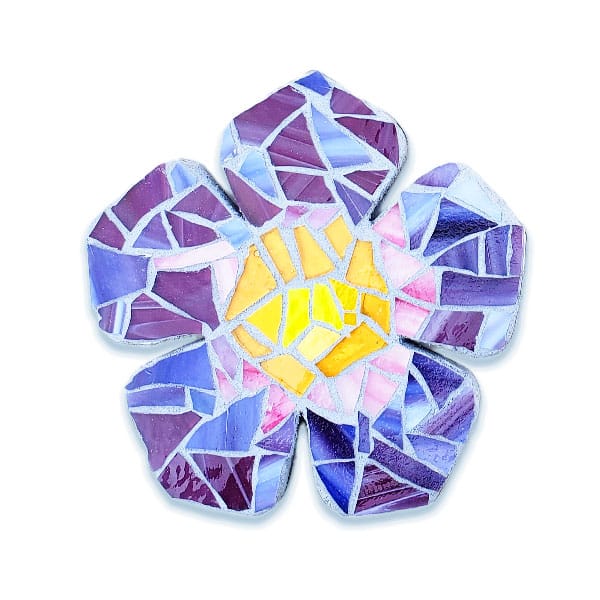 Glass-To-Go flower mosaic example