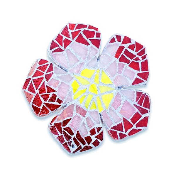 Glass-To-Go flower mosaic example