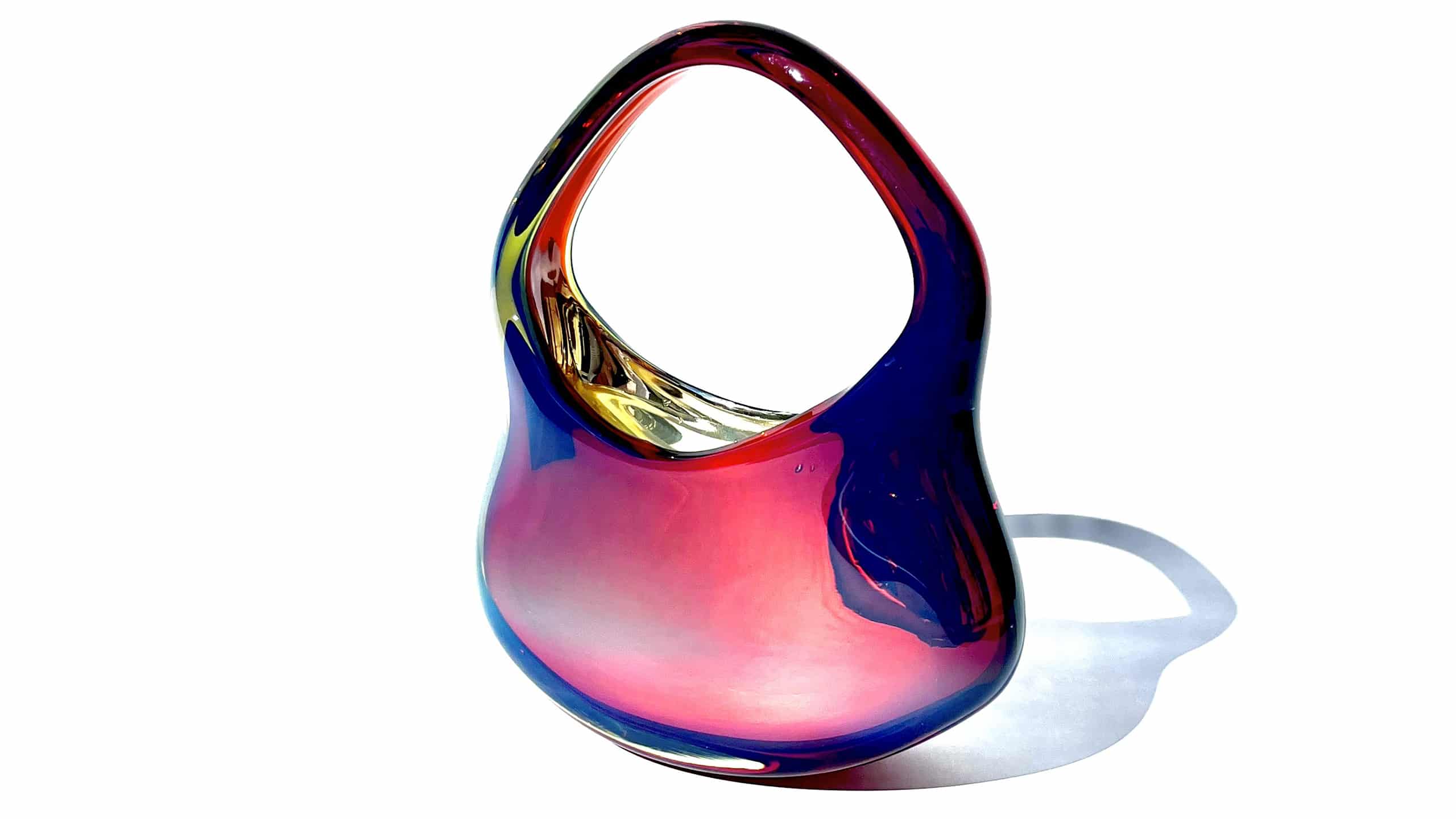 Raiffe glass hand bag