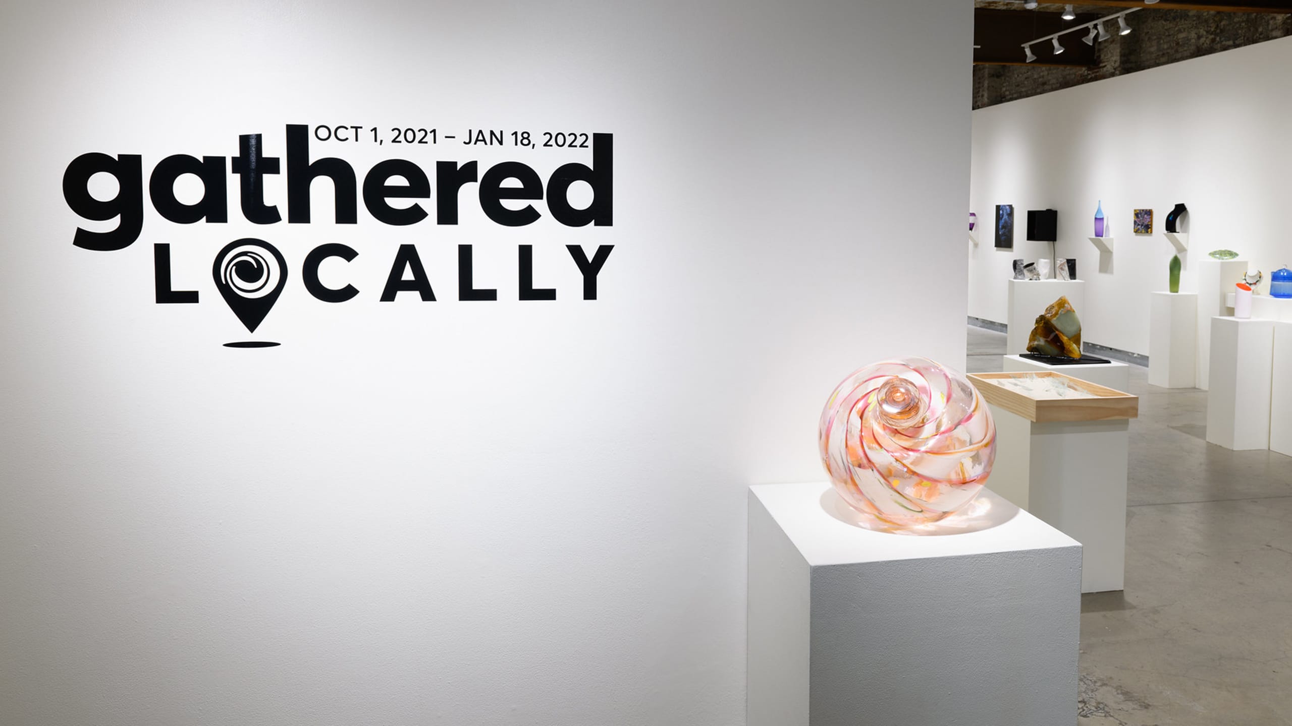 gathered locally glass exhibition