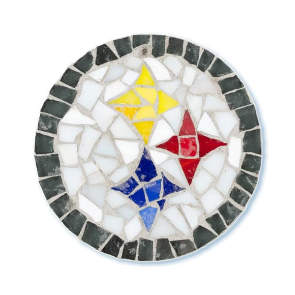 Glass-To-Go flower mosaic example
