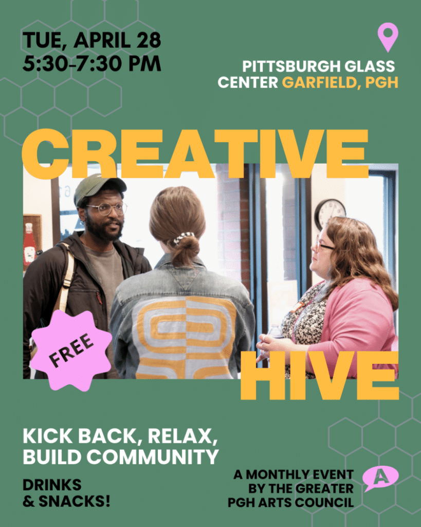 Creative Hive April 28 5:30pm