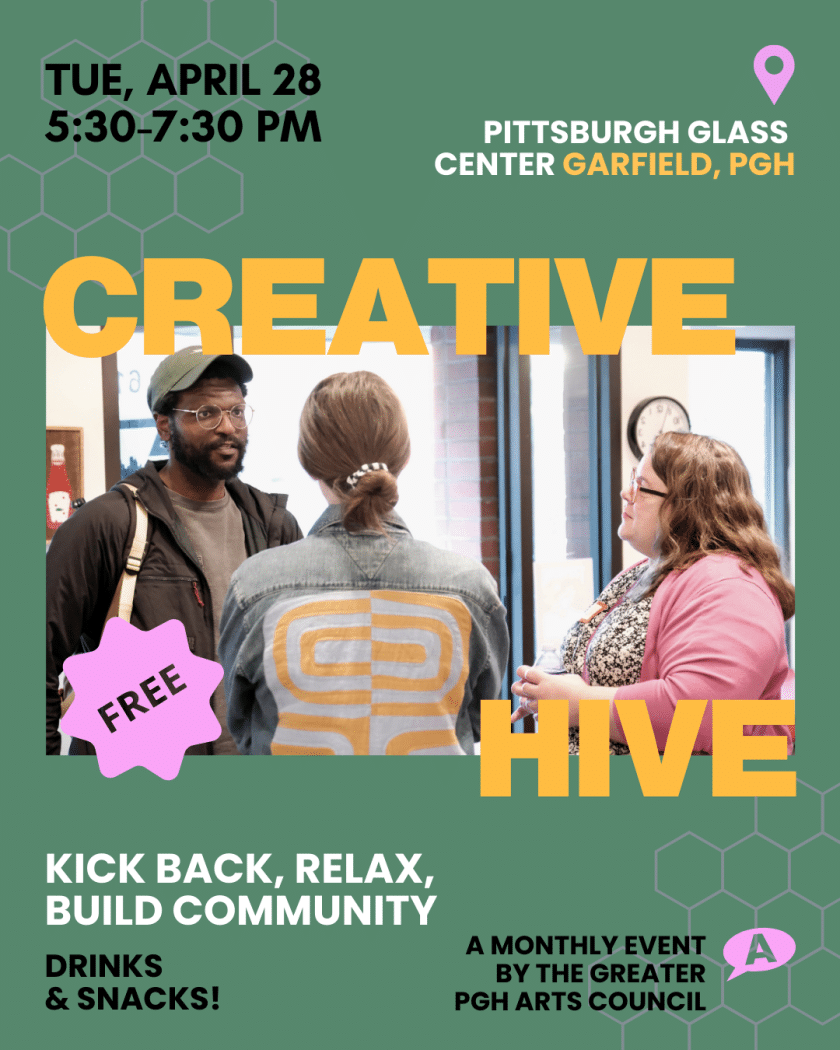 Creative Hive April 28 5:30pm