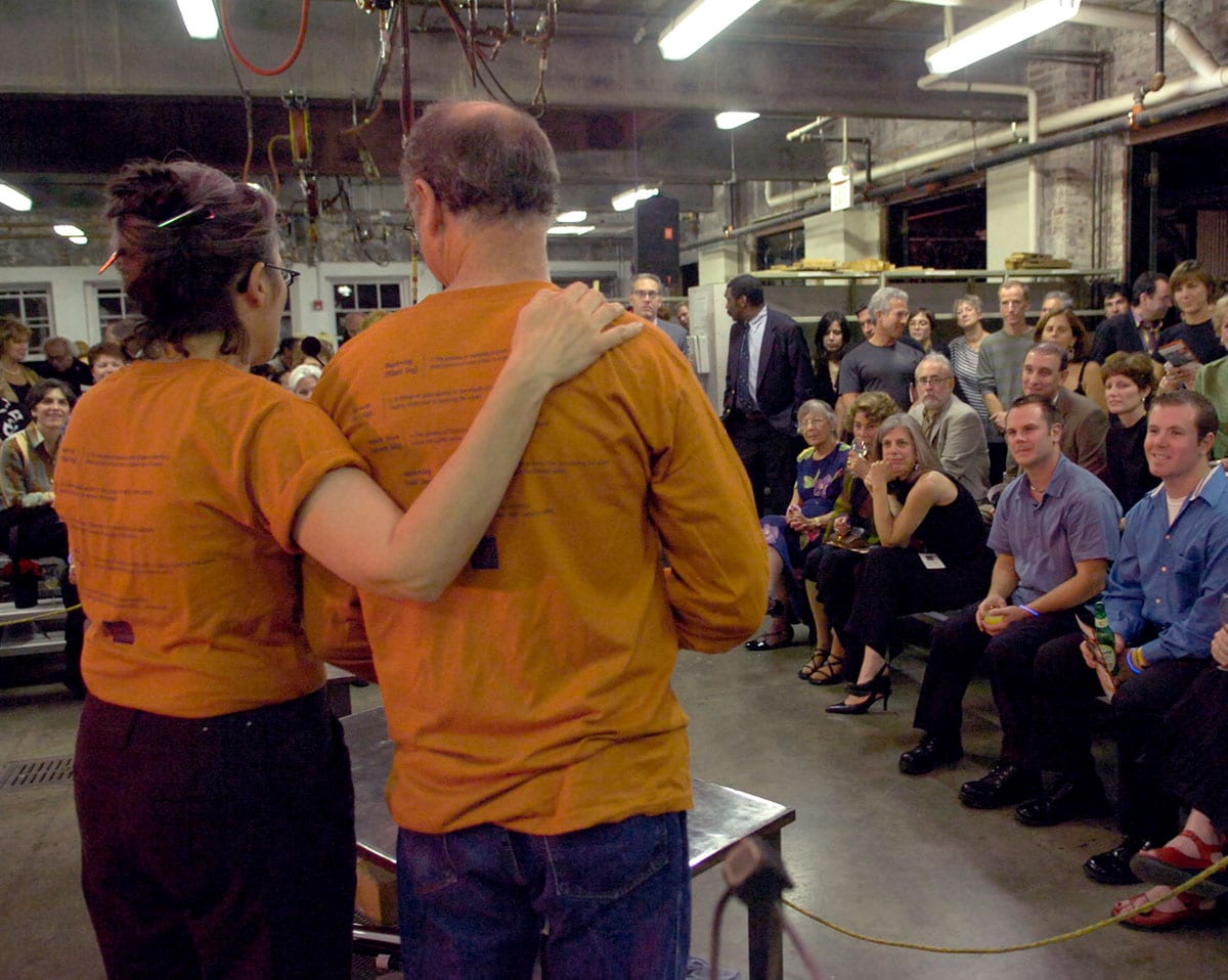 Kathleen Mulcahy and Ron Desmett at Pittsburgh Glass Center