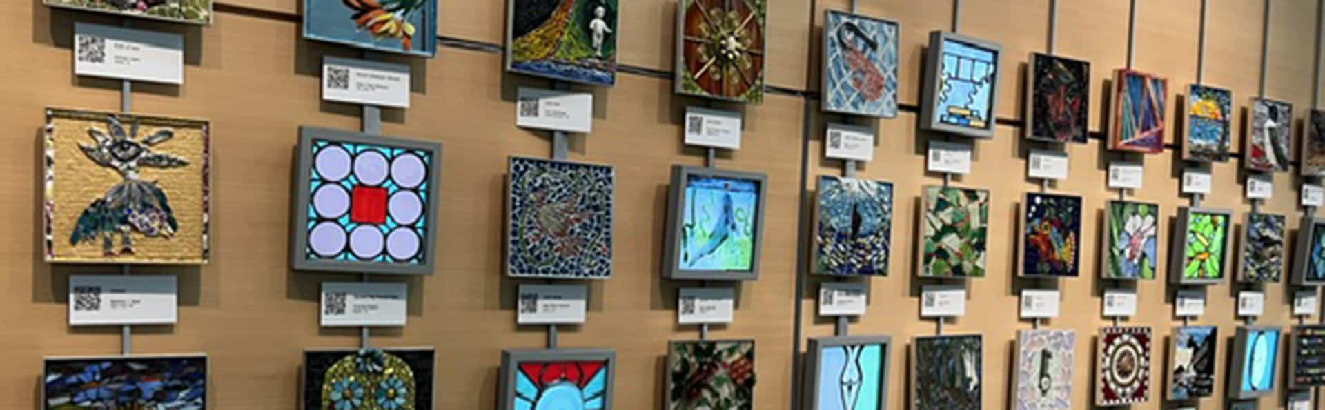 100 moments exhibition of mosaics