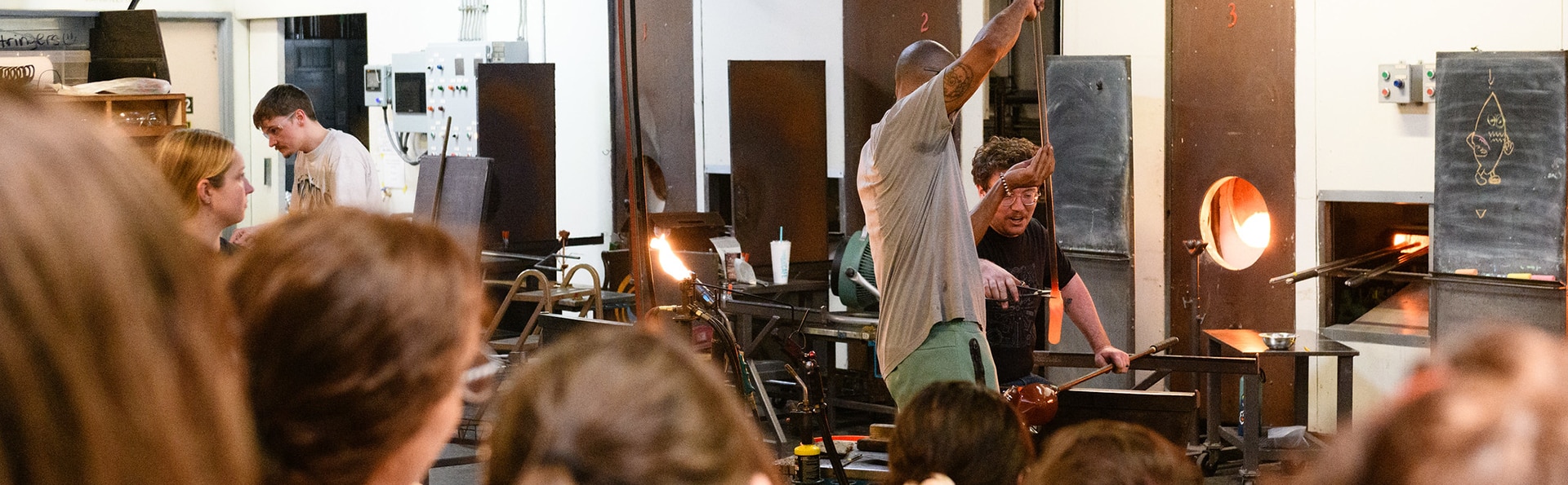 glass blowing demonstration