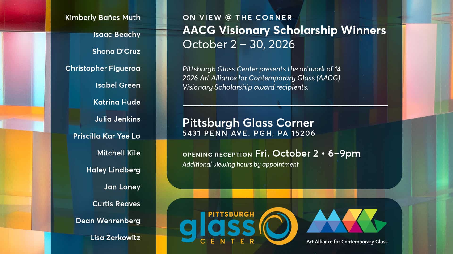 AACG Visionary Scholarship exhibition